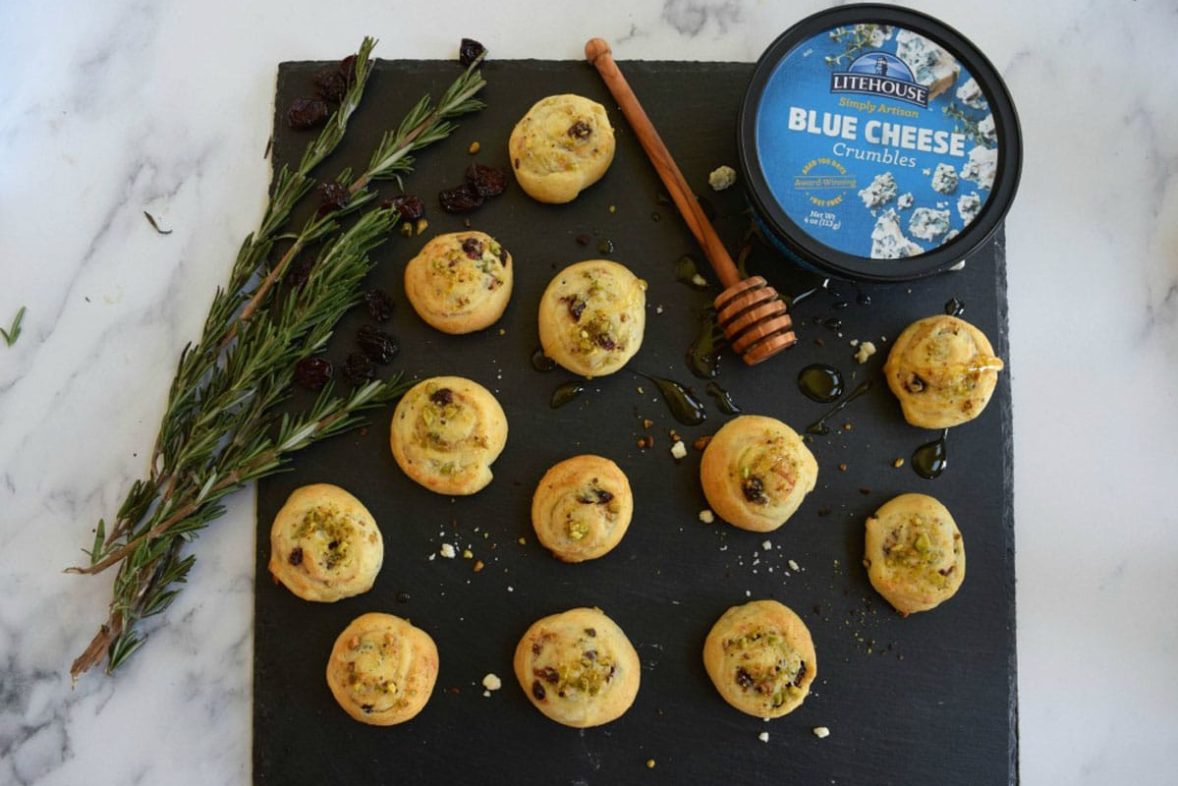 Blue Cheese Crescent Pinwheel Appetizer