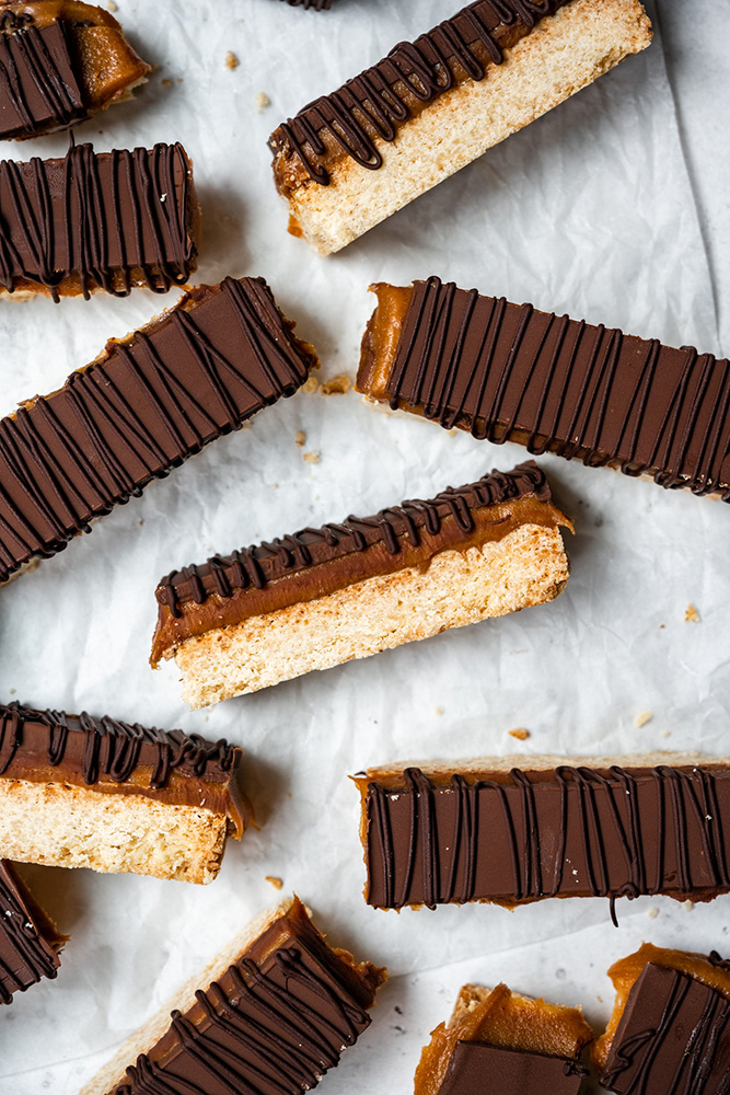 Homemade Cookie Bars with Litehouse Pumpkin Spice Caramel
