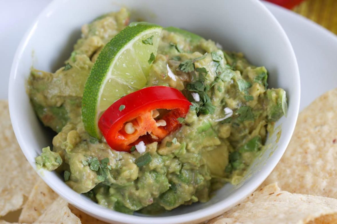 Just made Cotija Cilantro Guacamole