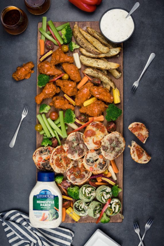 Family Night Snack Board ready to go